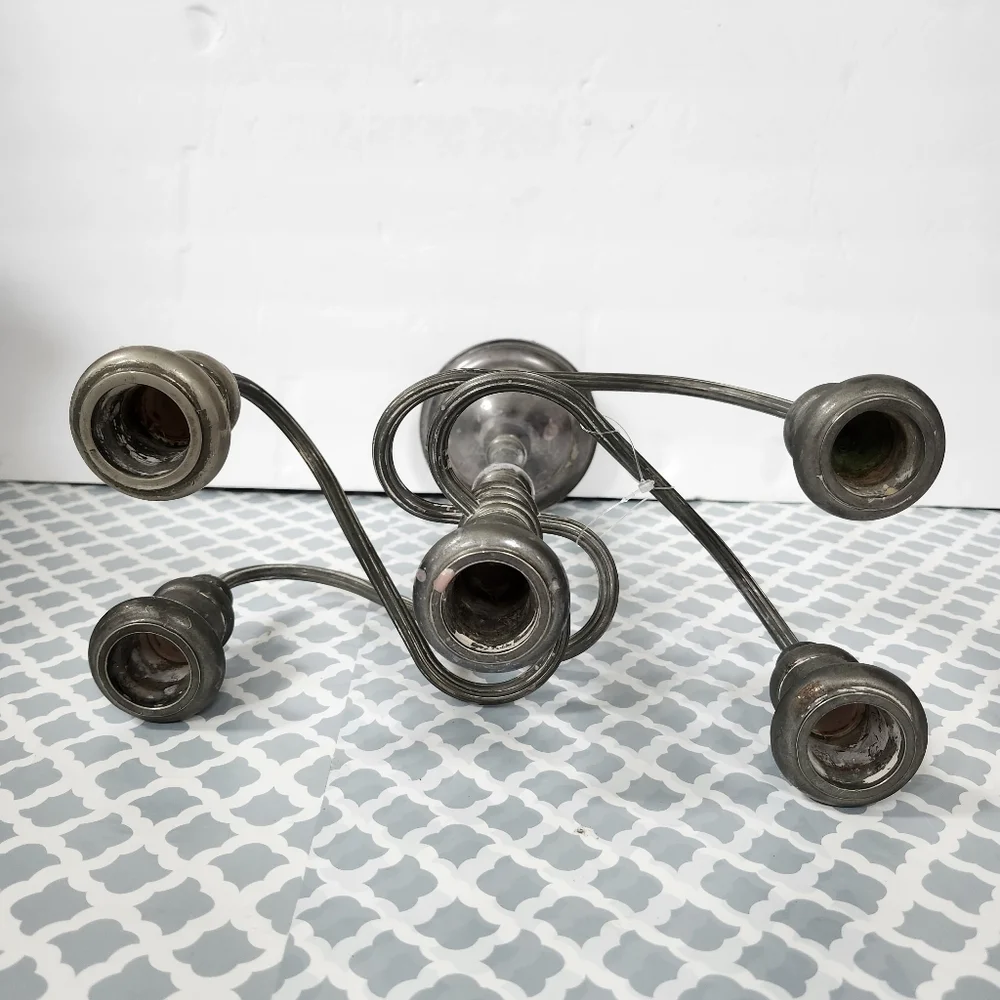 Silverplate Candelabra 5 Branch